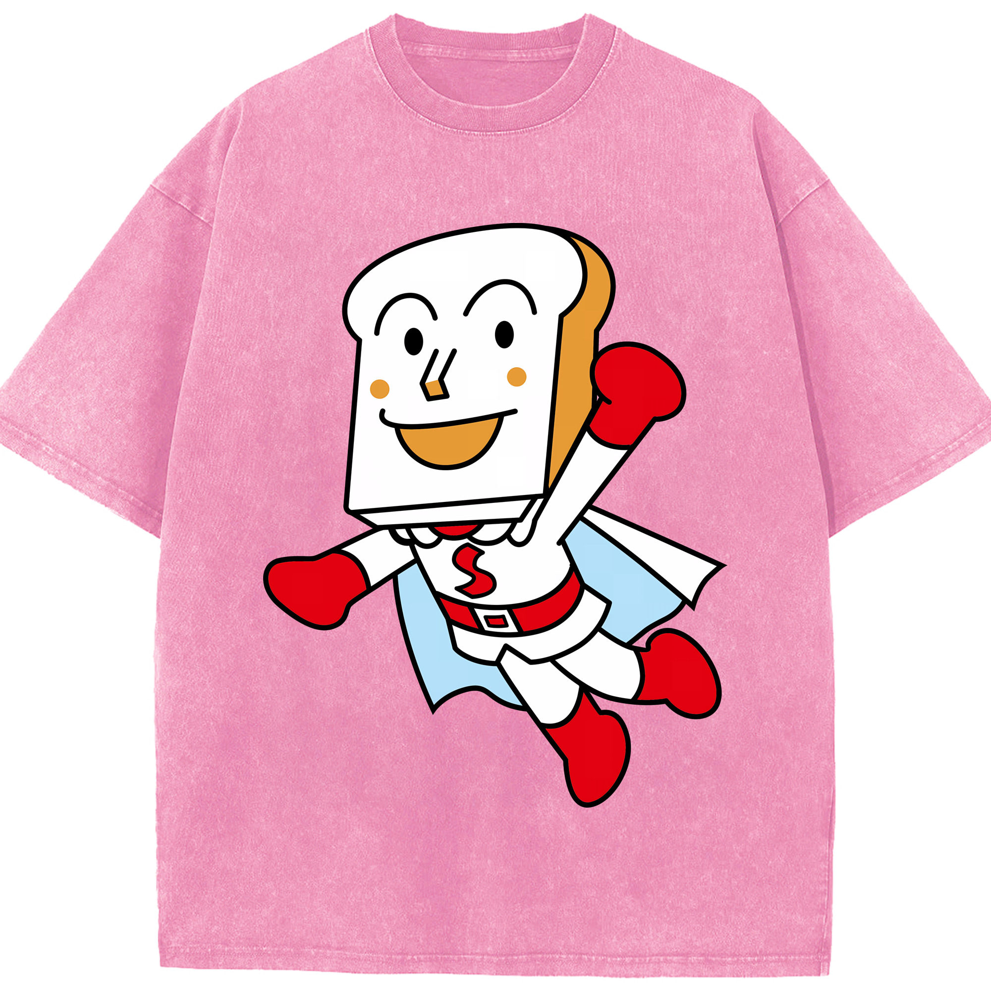 （画像用） アンパンマン Anpanman 綿100% ヴィンテージ風 半袖Tシャツ（フロントプリント）